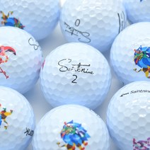 세인트나인 화이트 A 등급 10알 라운딩용 골프로스트볼