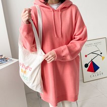 아모르데이 여성용 퍼메드 니트 후드