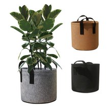 부직포 블루배리 화분 베란다 텃밭 대파 키우기 2갤런 20x20, 3화분2갤런-브라운