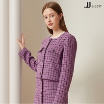 JJ지고트 플랩 포켓 크롭 트위드 재킷 GM9P0JK93