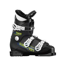 Salomon 살로몬 어린이 스키 부츠 주니어 T1, 검정 흰색