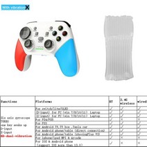 사용이편리한 PC게임패드 50 무선 게임 패드 안드로이드 모바일 휴대 전화 제어 액세서리 마인크래프트 용 조이스틱 컨트롤러, 없음, White no package