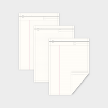 데스크프로젝트 코넬 모눈 줄 노트패드 양면 떡메모지, 코넬 줄(양면)