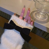 게으름뱅이 잔머리핀 잔머리픽서 악세사리벨벳 빈티지 포니테일머리끈