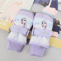 디즈니 겨울왕국2 유아 엄지 방한장갑 아동 패딩장갑 아기 여아 방수 겨울 장갑