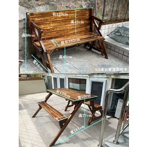 정원 야외 접이식평상 분리형 미니평상 배란다 마당 마루, B