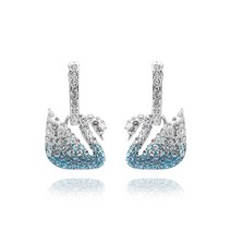 스와로브스키 Iconic Swan 귀걸이 5512577 + 쇼핑백
