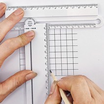 1pc 간단한 스타일 30cm 투명 직사각형 눈금자 각도기 학생 문구 드로잉 도구 용품 47, default