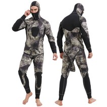 남성용 다이빙 스쿠버 잠수복 서핑 슈프 5MM 2XL 3XL, M1164 검은색 (두께 5MM)_2XL