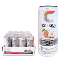 셀시어스 스파클링 후지애플 페어맛 325ml 코스트코, 12캔