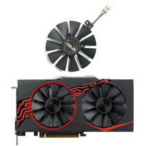 TS GLOBAL FDC10U12S9-C T129215BU 4PIN 88MM RX580 GPU 쿨러 Arez Asus Radeon RX 470 570 580 Expedition, 02 1pcs