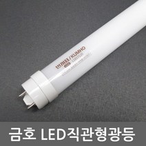 LED 직관형광등 금호 16W 1200mm 안정기호환형 삼파장 32w대체용, 16W-주광색
