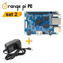 Orange Pi PC 전원 공급 장치 1GB RAM Allwinner H3 싱글 보드 컴퓨터 SBC 키트 실행 Android4.4 우분투 데비안 리눅스 OS