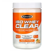 머슬테크 ISO 웨이 클리어 울트라퓨어 프로틴 아이솔레이트 오렌지 드림시클 505g