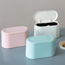 라이크홈즈 원터치 화장대 책상 틈새 미니 휴지통 3color, 1개, 화이트