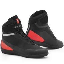 레빗 REVIT 미션 슈즈 오토바이 숏 부츠, 블랙-레드