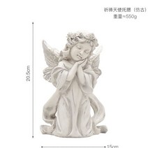 유럽식 빈티지 천사 조각상 캔들 홀더 스타일 북유럽 레트로 귀여운 오브제, AN.천사-빈티지