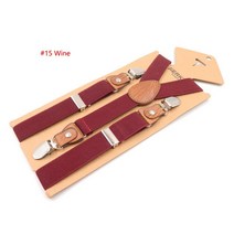 아기 멜빵 패션 키즈 교정기 강한 3 클립 소년 바지 Suspensorio 탄성 스트랩 크기 2.5*65cm 18 색