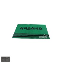 KT 카펫 매트 출입구 발판 어서오십시오 50x80cm 헬로우라이프, 색상_그린