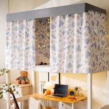 사각모기장 대형 텐트 1인용 2층 침대 암막 모기장 커튼 학생 기숙사 텐트 바닥 벙크 통기성 캐노피 침실 홈 데코129710, only ceiling, 24