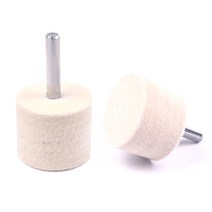 양모 추페파 드릴용 샹크 6파이 16 19 25 32 38 50mm 휠 광약 스덴광 융 광 샤프트 휠 페이퍼 양모페파 양털 추지석 샌딩 샌더기 스텐레스 스텐광 마무리 광택 드릴, 양모 추페파 16파이(원통형)