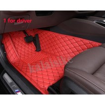 바닥 매트 Audi A4 B8 sportback 세단 Allroad 2009 2010 2011 2012 2013 2014 2015 2016 자동차 액세서리 카펫, red black driver