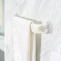 못이 필요없는 욕실 코너활용 길이조절 흡착 수건걸이타올 이케아 수건건조대 욕실꾸미기 타올걸이 다이소 화장실 다용도걸이 미니걸이 대림, 블루