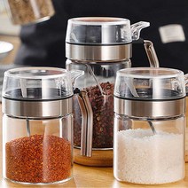 카페파우더통 다이소소스통 양념통 깨소금통 조미료통 내열유리, 300ml