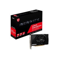 MSI 게이밍 라데온 RX 6400 64비트 4GB GDDR6 DP/HDMI PCIe 4 Torx 싱글 팬 FreeSync DirectX 12 VR 지원 ITX OC 그래픽 카드