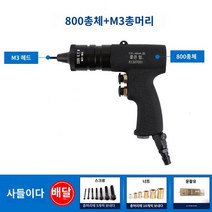펨너트 팝너트건 볼트 특수 리벳건 공구 공압, 800+M3총두