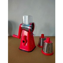 회전 슬라이서다기능 회전식 슬라이서 고기 야채 커터 및 주방 액세서리 치즈 강판 편리한 마이크로톰 음, 03 빨간