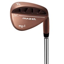MAZEL 남성용 골프 웨지 세트 (3피스) 또는 개별 골프 웨지 52 55 56 59 60도 갭 웨지 샌드 웨지 롭 웨지 오른손 (로즈 골드 60도 롭 웨지), Coffee 52D Gap Wedge