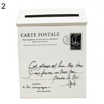 다세대 우편함 보관함홈장식 레트로 금속 사서함 벽 버킷 신문 편지 스토리지 홀더 정원, 07 2