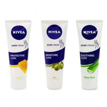 1+1니베아 모이스춰 핸드크림 알로에 올리브 허니 피부보습 손보호 핸드케어, 1+1니베아 허니비즈왁스핸드크림75ml