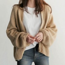 여성 단정한 숏가디건 로브 형식 베이직 니트 가디건 베이직가디건 브이넥가디건 무지가디건 아우터가디건 이쁜가디건 여성가디건 긴팔가디건 단색가디건 예쁜가디건 여성봄가디건
