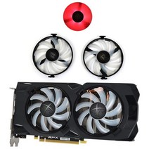 그래픽 카드 팬용 XFX RX470 FDC10U12S9-C 4 핀 AMD GPU 팬 Radeon RX 470 480 580 RX580 EDITION, 04 2PCS