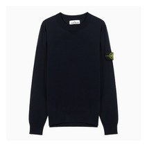 [스톤아일랜드] (당일) 22FW 와펜 패치 네이비 울 니트 7715510C4 V0020