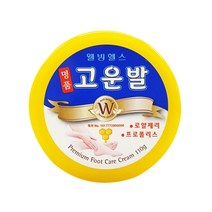 웰빙헬스팜 명품 고운발 크림 110g/고운발/풋/크림/고보습, 6개