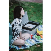 캠핑용 차량용 소형 냉장고 냉장 냉동 12v 24v, K 차량용 냉장고