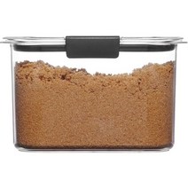 Rubbermaid 푸드 저장 용기 BPA-Free Plastic Brilliance (7.8 Cup), 7.8 Cup, 1개
