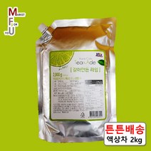 다미즐 라임차 2kg 과일청 과일차 액상차 자몽 유자 A, 1.갈아만든 자몽2kg