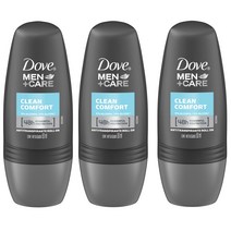 도브 클린 컴포트 데오드란트 롤온, 3개, 50ml
