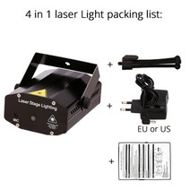 파티라이트 클럽조명 USB 충전식 램프 홈 파티 디스코 조명 스트로보스코프 파티 조명, 레이저 광