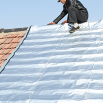 아스팔트 고무 방수시트 옥상 지붕 접착포 1m x 10m, 두께 1.5mm 길이5m 폭 1m점착식 방수막