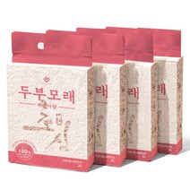 초심 고양이 두부모래 가는입자 복숭아향, 7L, 4개
