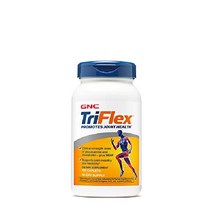 GNC TriFlex 속효성 글루코사민/콘드로이틴 및 보스웰리아 플러스 심황 120 캐플릿, 40인분 (1팩)