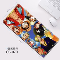전산용키보드 애니메이션 해적왕 극 큰마우스패드 옆 고정 맟춤제작 주문제작 깔다 PC 테이블패드 큰사이즈 1765875584, GG-070(90*40cm)