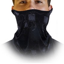 욜케이유 멀티스카프 넥워머 공사장 현장 작업 노가다 용접, 귀걸이기모멀티스카프_트라이그레이