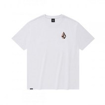 VOLCOM 스톤 시그니처 컴포트핏 티셔츠 화이트