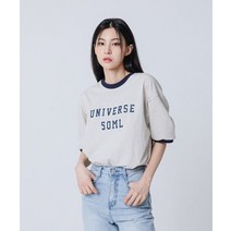 오오엠엘 U5 링거 티셔츠 오트밀